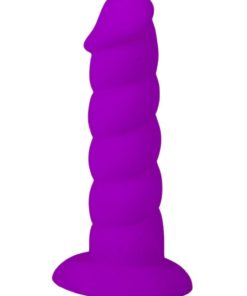 Suga-Daddy Silicone Dildo 5.5In - Purple