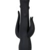 Adam and Eve Eve`s Bad Bad Bunny Triple Stimulating Rechargeable Silicone Rabbit Vibrator - Black