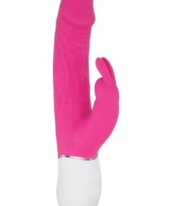 Adam and Eve Eve`s Realistic Rabbit Rechargeable Silicone Rabbit Vibrator - Pink