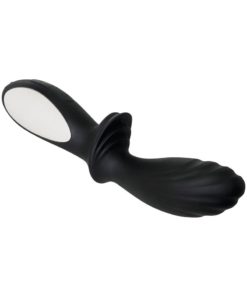 Adam and Eve The Rechargeable Silicone Warming Prostate Massager - Black