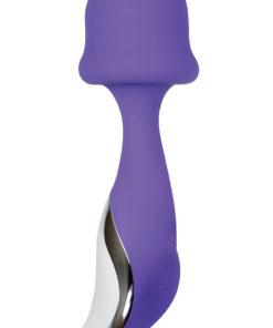Adam and Eve The Sensual Touch Rechargeable Silicone Wand Massager - Purple