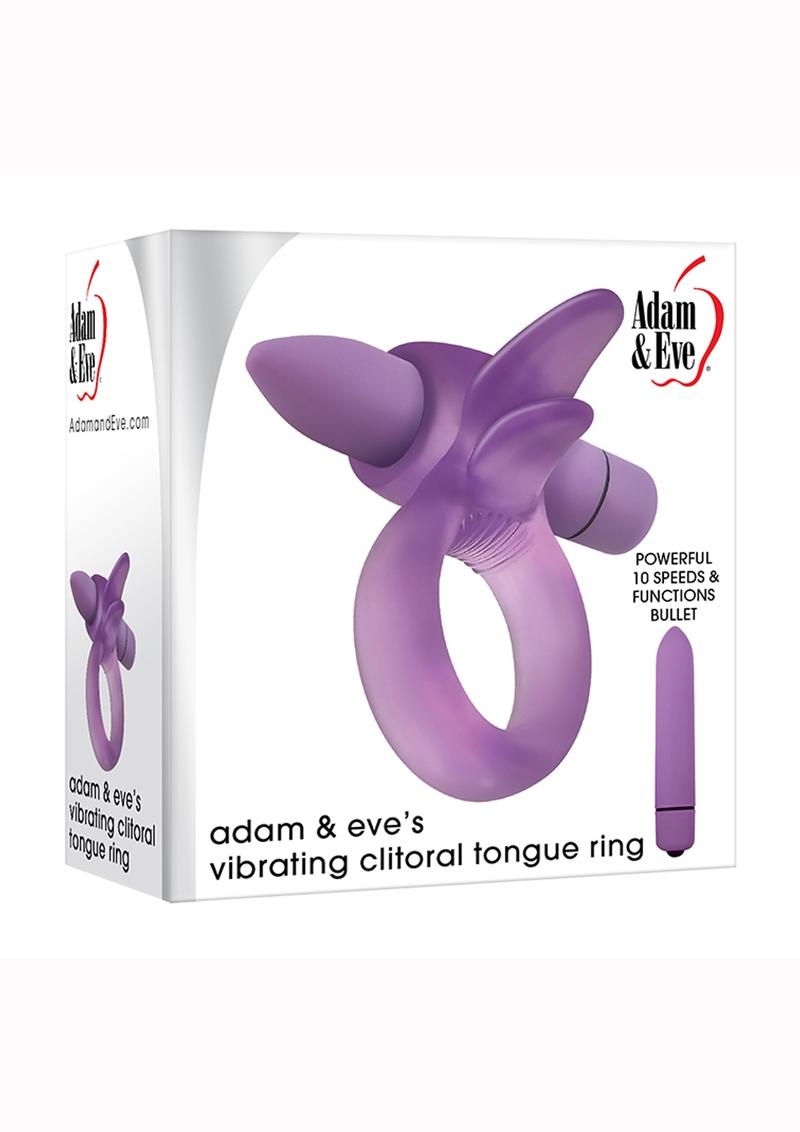 Adam andamp; Eve`s Vibrating Clitoral Tongue Ring