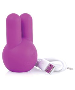 Affordable Rechargeable Toone Flexible Dual Motor Silicone Vibrator Waterproof Purple