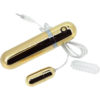 Ahh Vibrator Bullet Of Love With Remote Control - Gold