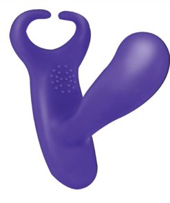 Anal Ese Collection P-spot Warming Silicone Prostate and Testicle Stimulator With Remote Control - Purple