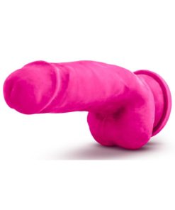 Au Naturel Bold Beefy Dildo With Suction Cup 7in - Pink