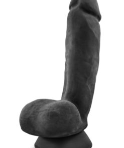 Au Naturel Bold Pound Dildo With Suction Cup 8.5in - Black