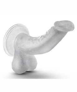 B Yours Sweet n` Hard 8 Dildo With Balls 7.25in - Clear