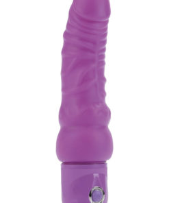 Bendie Stud Curvy Vibrator - Purple