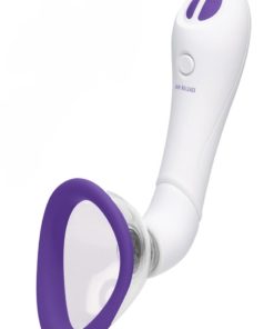 Bloom Intimate Silicone Rechargeable Body Pump - Purple/White