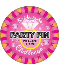 Bride To Be Party Pin Wearable Party Game