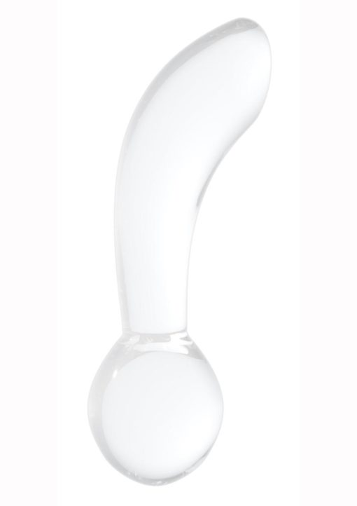 Chrystalino Blaze Glass Butt Plug 4.5in - White