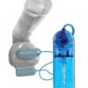 Classix Dual Vibrating Ball Teaser With Remote Control - Blue And Clear