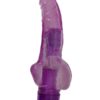 Crystal Caribbean Number 3 Jelly Vibrator - Purple