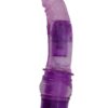 Crystal Caribbean Number 4 Jelly Vibrator - Purple