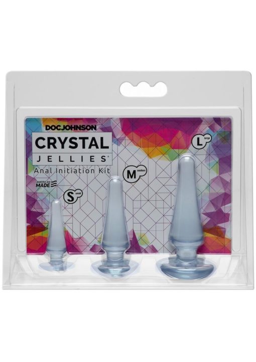 Crystal Jellies Anal Initiation (3 Piece Kit) - Clear