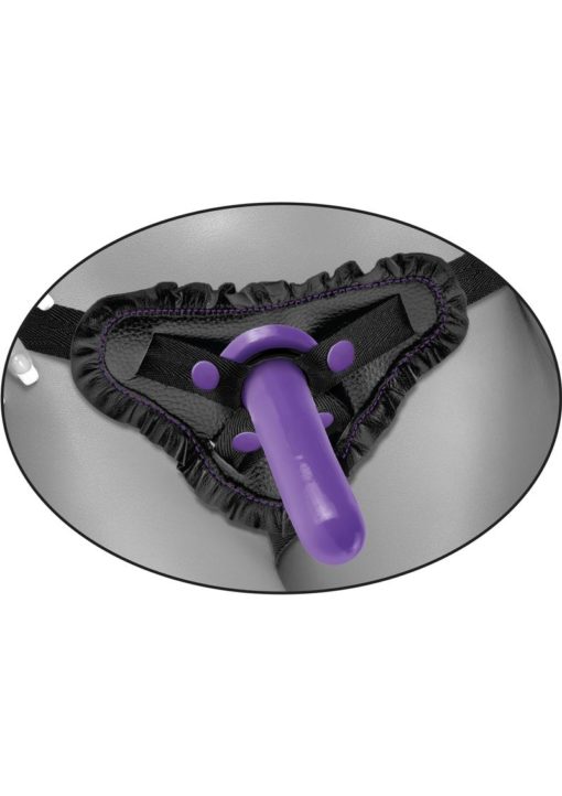 Dillio Fancy Fit Strap-On Harness Purple