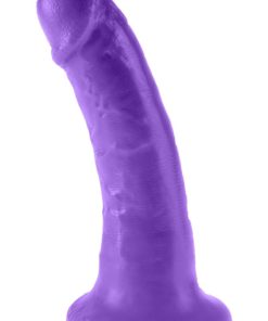 Dillio Realistic Slim Dildo Purple 6 Inches