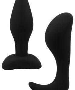 Dominant Submissive Silicone Butt Plug - Black