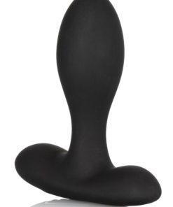 Eclipse Slender Probe Silicone USB Rechargeable Anal Plug Waterproof Black 3.75 Inch