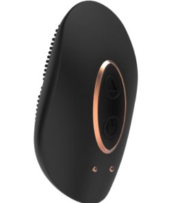 Elegance Precious Mini Clitoral Stimulator Silicone Rechargeable Vibrator - Black
