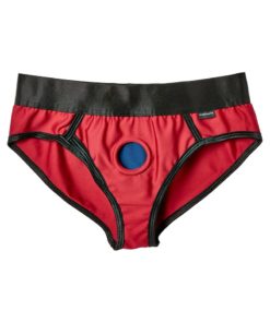 EM. EX. Active Harness Wear Contour Harness Briefs - Small - Red