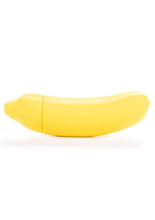 Emojibator The Banana Emoji Silicone Vibrator - Yellow