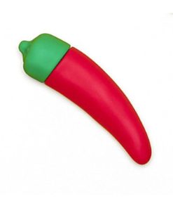 Emojibator The Chili Pepper Emoji Silicone Vibrator - Red