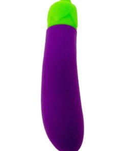 Emojibator The Eggplant Emoji Silicone Vibrator - Purple