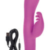 Envy Eight Rechargeable Silicone Dual Vibrator Waterproof Pink 7.5 Inch