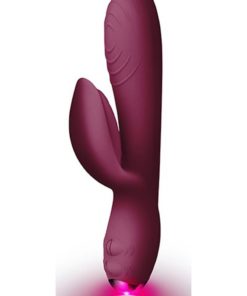 Every Girl Rechargeable Silicone Rabbit Vibrator - Burgundy