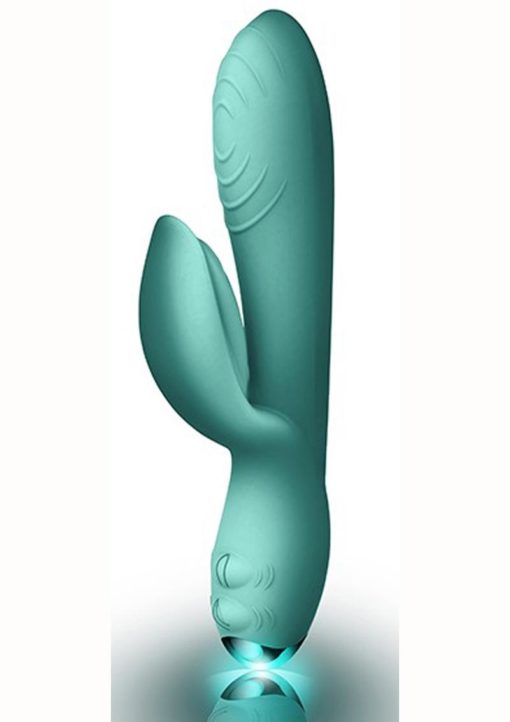 Every Girl Rechargeable Silicone Rabbit Vibrator - Teal