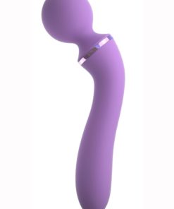 Fantasy For Her Duo Wand Massage Her Silicone Rechargeable Waterproof Purple