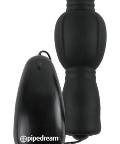 Fetish Fantasy Series Vibrating Head Teazer Sleeve With Bullet And Remote Control - Black