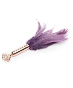Fifty Shades Freed Cherished Collection Feather Tickler Purple With Gold Color Handle