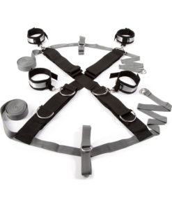 Fifty Shades of Grey Keep Still Over the Bed Cross Restraint - Silver