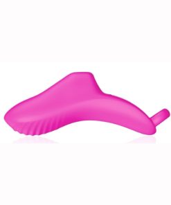 Fuzu Rechargeable Silicone Finger Massager - Pink