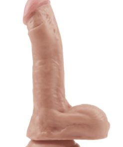 Gangster - Rocky Hard - Dual Density Realistic Dildo With Balls 7.5in - Vanilla