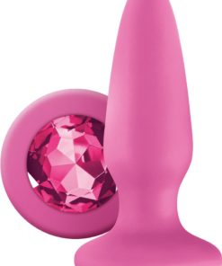 Glams Silicone Butt Plug - Pink Gem