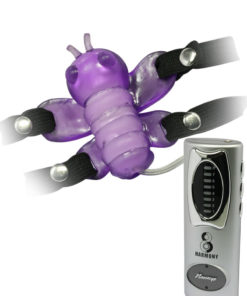 Honeysucker Bee Vibrating Strap On - Purple