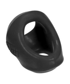 Hunkyjunk Clutch Silicone Cock and Ball Sling - Black