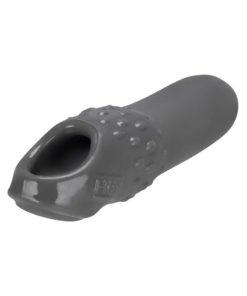 Hunkyjunk Swell Silicone Cocksheath Penis Extender 8.25in- Gray