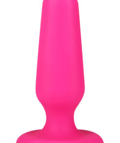 Hustler All About Anal Seamless Silicone Butt Plug Pink 3 Inch