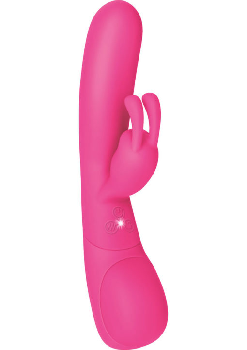 Impress Silicone Rabbit Dual Vibe Waterproof Pink 4.25 Inch