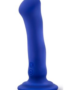 Impressions N2 Vibrating Silicone Dildo 6.5in - Blue