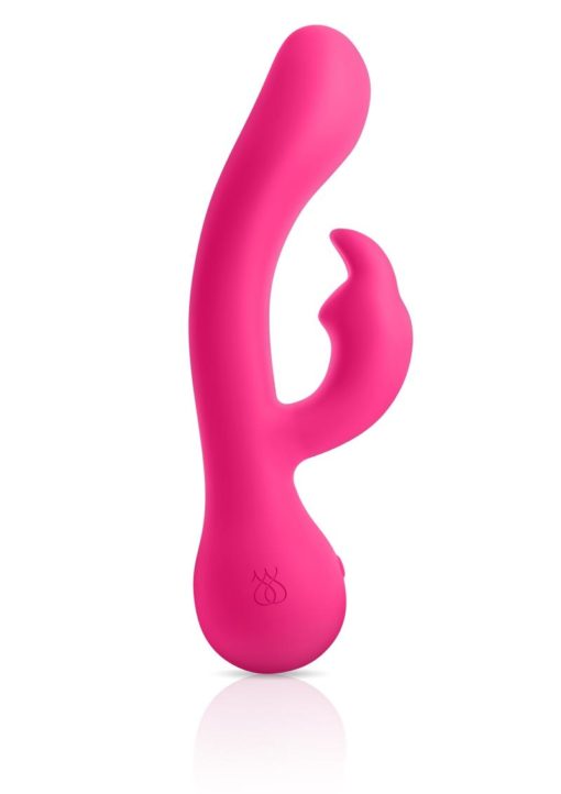Jimmyjane Ruby Rabbit Rechargeable Silicone Flexible Rabbit Vibrator - Pink