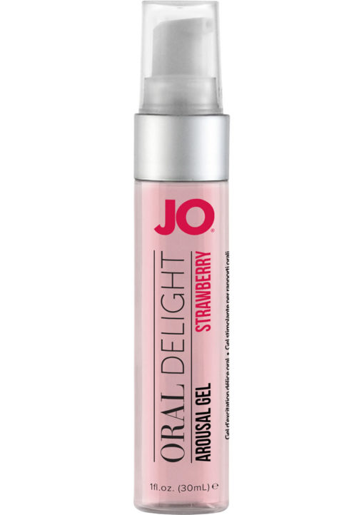 JO Oral Delight Flavored Arousal Gel Strawberry 1oz