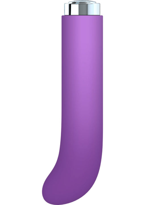 Jopen Key Charms Curve Silicone Vibrating Petite G-Spot Bullet Massager - Lavender
