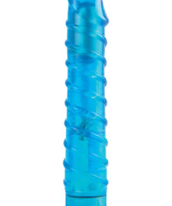 Juicy Jewels Aqua Crystal Vibrator - Blue
