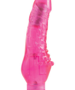 Juicy Jewels Fuschia Fantasy Vibrator - Pink